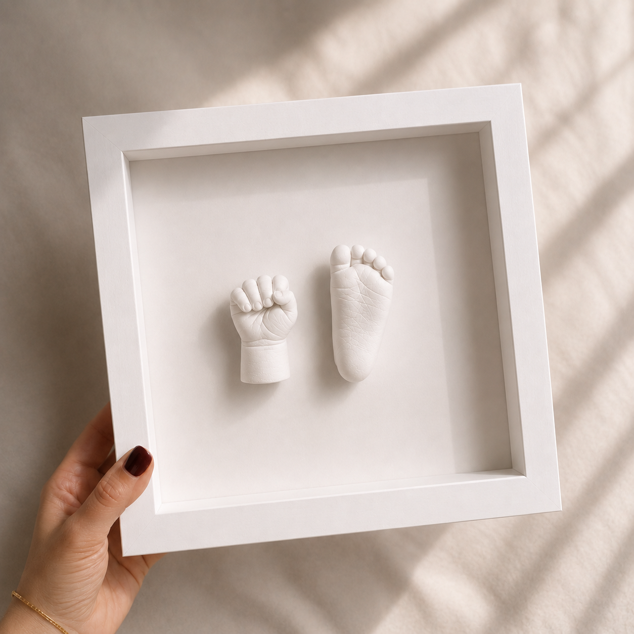 Baby Hand & Foot Casting Kit Display Frame